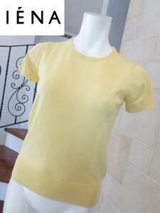 1.2 ten thousand beautiful goods IENA Iena * yellow color yellow short sleeves sweater S corresponding 