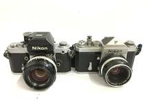 売切り Nikon F + F2 + FM2N ×2 + F100 等 + 他レンズ5本 ニコン フィルム一眼レフカメラ _画像2