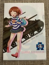 ☆ 一番くじ ガールズ＆パンツァー ガルパン 戦車道大作戦! 2019! J賞 クリアファイル 1枚 阪口桂利奈☆_画像2