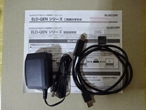 ★使用1時間未満★SeeQVault対応外付けHDD/2TB/WD20EZRZ★ELECOM ELD-QEN020UBK★USB3.0外付けハードディスク _画像3