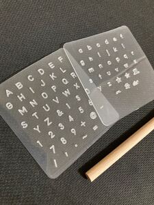 レザークラフト 打ち具 スタンプ アルファベット 刻印