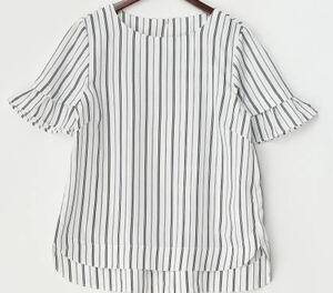 ^ regular price approximately 4.300 jpy [avv] stripe blouse 