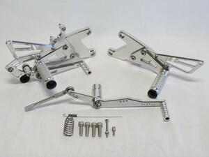 ヤマハ YZF-R1 R1M RN32 2015～バックステップCNC 銀【st-r1-15f】