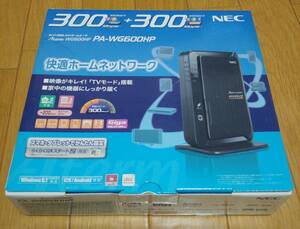 NEC Wi-Fi　(無線LAN)　ホームルータ Aterm PA-WG600HP 