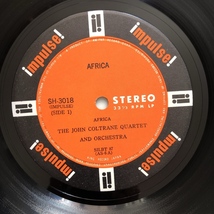 美盤 1964年国内初盤 ジョン・コルトレーン John Coltrane LPレコード アフリカ Africa Jazz ペラジャケ Elvin Jones McCoy Tyner_画像9