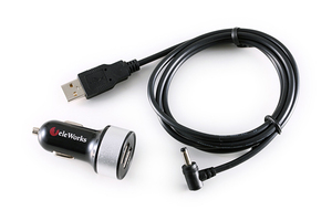 ゴリラ USBソケット付 カーシガーライター接続ケーブル CA-P12VD5D CA-P24VD5D 代用品 (12V車・24V車対応)