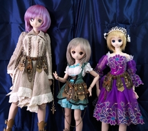 千葉DOLL工房 本革製 スチームパンク ベルト 百合の紋章タイプ MDD DD DDｄｙ オビツ50 などに利用可能_画像1