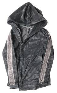 定価35000 新品 本物 KMRii Hooded Velour CD カーディガン 1902-TP08A 2 ケムリ 5096