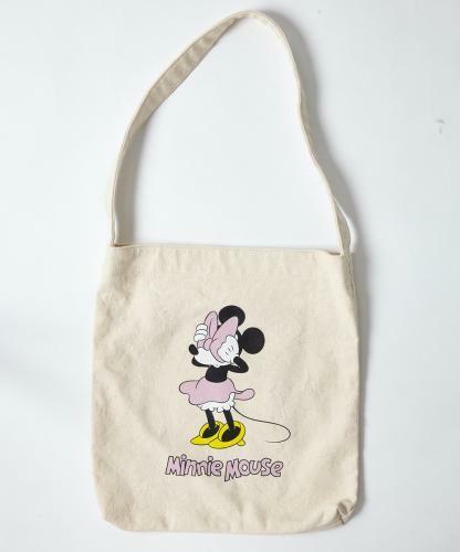 【新品】２０％オフ　SMIR NASLI×Disney　トートバッグ　ミニーマウス　綿　定価３７００円