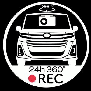  free car make modification possibility Toyota Roo Mead RaRe ko drive recorder sticker 