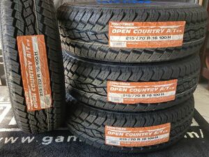 ◆在庫あり! 4本set 215/70R16 100H TOYOオープンカントリーA/T AT EX ホワイトレター ハリアー RAV4 デリカD:5 D5 エクストレイル CR-V