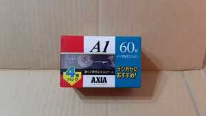 AXIA アクシア 4パック 60分 カセット テープ CS2-132 新品 未開封品【規定サイズまで同梱可能】希少 レア