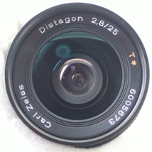 【美品】CONTAX Carl Zeiss Distagon T* 25mm F/2.8 Lens コンタックス ツァイス ディスタゴン レンズ　送料無料！！_画像6