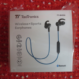 人気商品 未開封 Bluetooth　ワイヤレスイヤホン　TaoTronics TT-BH026 青