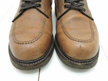[B153S537] PHIGVEL / フィグベル Uチップ レザーシューズ SH01 サイズ1 / 25～25.5cm ブラウン 革 靴 5ホール 中古品_画像4