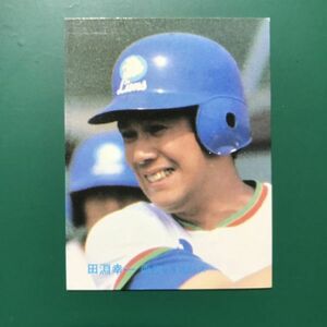 1983年　カルビー　プロ野球カード　83年　91番　西武　田淵　　　【管理NO:4-23】