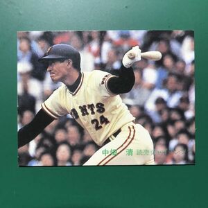 1982年　カルビー　プロ野球カード　82年　635番　巨人　中畑　　　【管理NO:4-23】