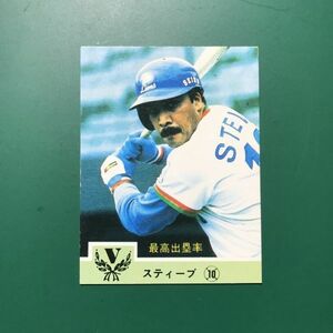 1984年　カルビー　プロ野球カード　84年　712番　西武　スティーブ　　　　【管理NO:5-76】