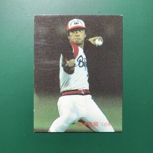 1987年　カルビー　プロ野球カード　87年　22番　近鉄　石本　　　【管理NO:4-14】