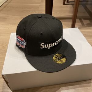 サイズ7-3/8 NEW ERA Supreme NO COMP BOX LOGO ブラック ニューエラ コラボ シュプリーム ボックスロゴ Kith キス WTAPS Yankees Dodgers