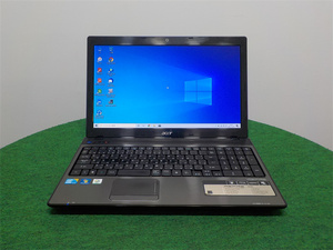 カメラ内蔵/15型/ノートPC/Windows10/SSD120GB/4GB/i3 M330/ACER　5741　 MS office2019搭載　動作良品　新品無線マウス/テンキー/HDMI