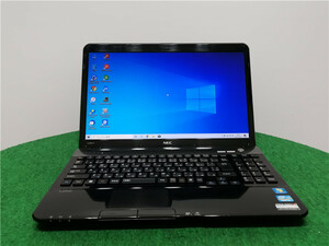 中古/15型/ノートPC/Windows10/新品SSD256/4GB/2世代i3/NEC　LS350/F　　新品無線マウス　MS office2019搭載　動作良品