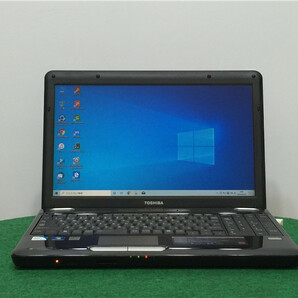 中古/15型/ノートPC/Windows10/500GB/4GB/Celeron900/TOSHIBA EX/35KBL  MS office2019搭載 即使用可 動作品の画像1