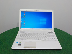 カメラ内蔵/中古/15.6型/ノートPC/Win10/大容量750GB/4GB/Celeron B815/TOSHIBA　T551/WTCEW　MSoffice2019proPlus搭載