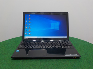 カメラ内蔵/中古/15.6型/ノートPC/Windows10/新品SSD256/8GB/4世代i3/TOSHIBA　T554/45KB 新品無線マウス　MS office2021搭載