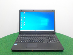 中古/15型/ノートPC/Win10/爆速新品SSD256GB/4GB/3世代i3/TOSHIBA　B552/G 　新品無線マウス　MS office2019搭載