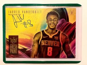 直書/199 RC Auto 18 Panini Jarred Vanderbilt ジャレッド・バンダービルト ルーキー サイン NBA ユニフォーム T-wolves ウルブズ バスケ