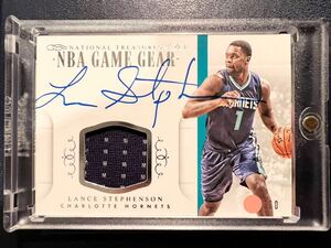 高級版直書/60 Auto Jersey 14 Panini 国宝 Lance Stephenson ランス・スティーブンソン サイン NBA ユニフォーム Pacers ペイサーズ