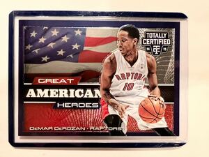 SSP/299枚限定 Insert 14-15 Panini American Heroes DeMar DeRozan デマー・デローザン NBA Bulls ブルズ バスケ All-star 大活躍 米代表