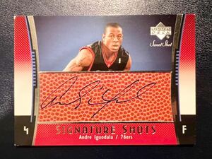 激レア名選手 RC Auto 04 Upper Deck Andre Igudala NBA ルーキー サイン アンドレ・イグダーラ Panini Warriors Finals MVP 優勝 バスケ