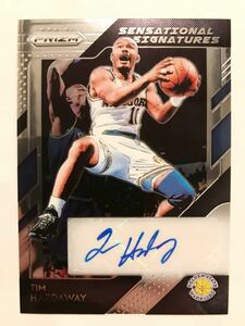 Legend 5回 All-star Auto 18-19 Panini Prizm Tim Hardaway ティム・ハーダウェイ NBA 直筆 サイン Warriors ユニフォーム バスケ Heat