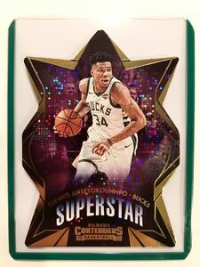 SSP Die-cut Insert 19-20 Panini Giannis Antetokounmpo ヤニス・アデトクンボ NBA ユニフォーム Bucks バックス バスケ 優勝 MVP