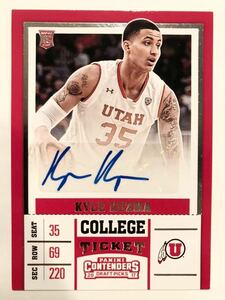 SSP RC Auto 2017 Panini Kyle Kuzma カイル・クーズマ NBA ルーキー サイン バスケ ユニフォーム Wizards ワシントン ウィザーズ 大活躍