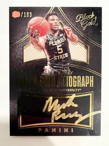 最高級直書/199 Gold RC Auto 16 Panini Black Gold Malik Beasley マリック・ビーズリー NBA ルーキー サイン バスケ T-wolves ウルブズ