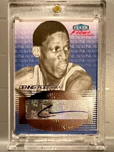 人気シリーズ Auto Dennis Rodman 12-13 Fleer デニス・ロッドマン 直筆 サイン シカゴブルズ Panini ユニフォーム NBA バスケ Bulls 3連覇