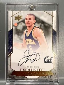 最高級版直書/99 Auto 12 Upper Deck Exquisite Jason Kidd ジェイソン・キッド NBA バスケ サインSuns Nets Panini バスケ HOF All-star