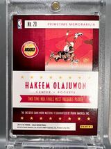 60/60 Jumbo Jersey 15-16 Panini Gala Hakeem Olajuwon アキーム オラジュワン NBA ロケッツ ユニフォーム 優勝 Rockets MVP バスケ HOF_画像2