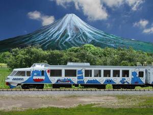 鉄道ジオラマ背景用山岳模型　　富士急行線　富士山　鉄道レイアウトの背景に最適