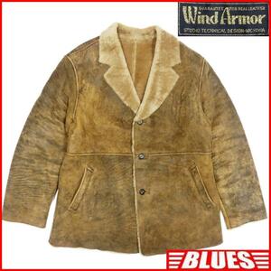  prompt decision *Wind Armor* men's 3L mouton coat Wind armor - tea original leather sheepskin real leather leather jacket sheep leather Ram search :B3