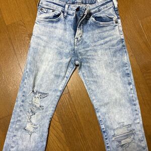 デニムパンツ エドウィン EDWIN ダメージ スキニー