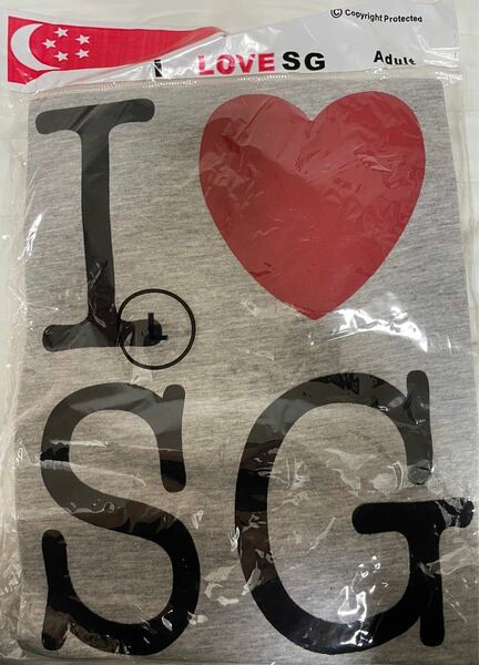 I LOVE SG Tシャツ　Lサイズ