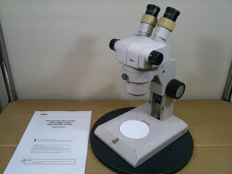 実動 ニコン SMZ-1 ズーム式双眼実体顕微鏡 眼鏡対応 模型塗装