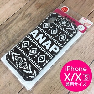 ANAP アナップ iPhoneXs / iPhoneX 兼用 ICカード 収納 スライド式 ミラー スマホケース ANSM18008 4589400035622