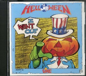 D00096469/CD/ハロウィン(HELLOWEEN)「I Want Out - Live (1989年・US盤・ヘヴィメタル)」