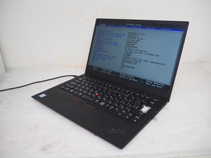 【ハード王】Lenovo ThinkPad X1 Carbon 20KGCTO1WW/Corei7-8550U/16GB/HDD無/バイオスOK/15578-G21