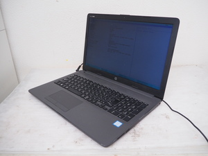 【ハード王】HP 250G7 Notebook PC/Corei5-8265U/8GB/ストレージ無/バイオスOK/15508-G23
